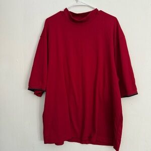 Wedge Golf And Beyond Men’s Red Shirt Size XXL Pullover Short Sleeve Golfing